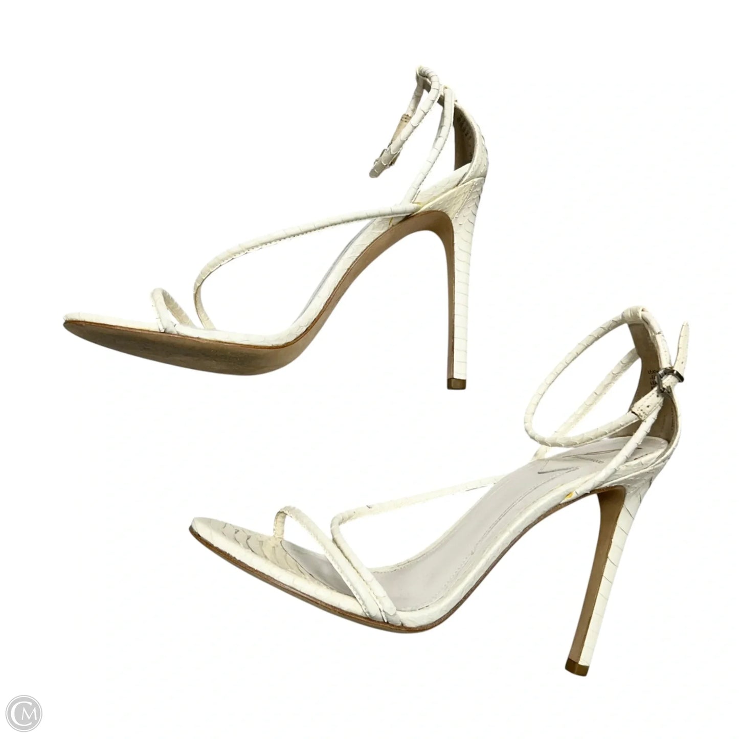 Sandals Heels Stiletto By Beian Atwood In Cream, Size: 9.5