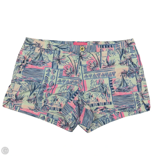 Shorts Designer By Lilly Pulitzer In Blue & Purple, Size: 16