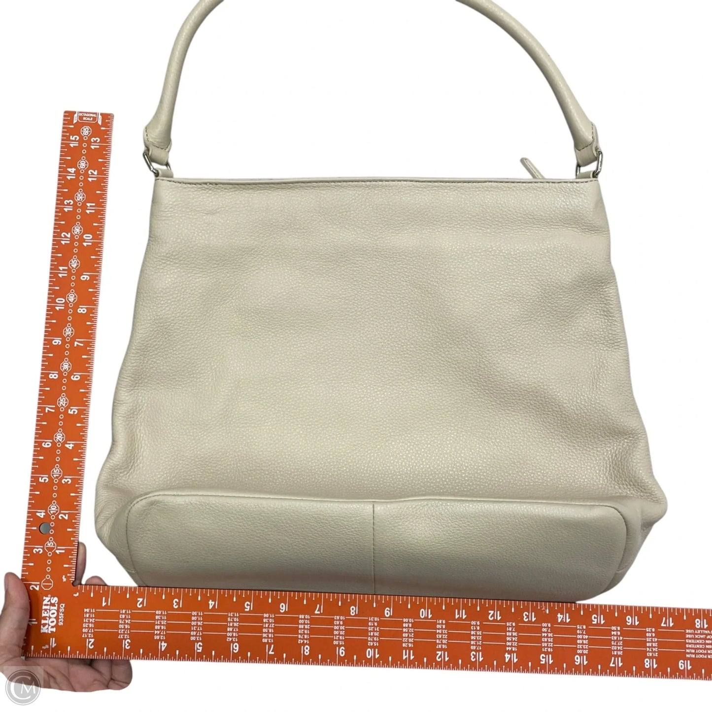 Handbag Leather By Talbots, Size: Medium