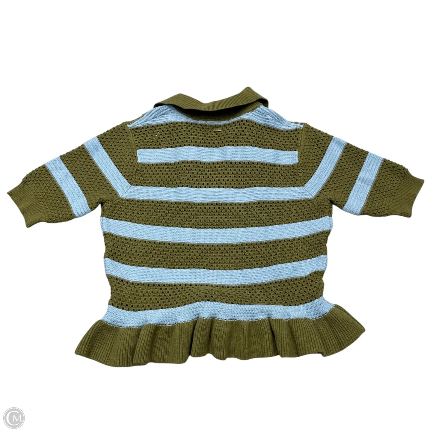 Top Short Sleeve By Scotch & Soda In Blue & Green, Size: S