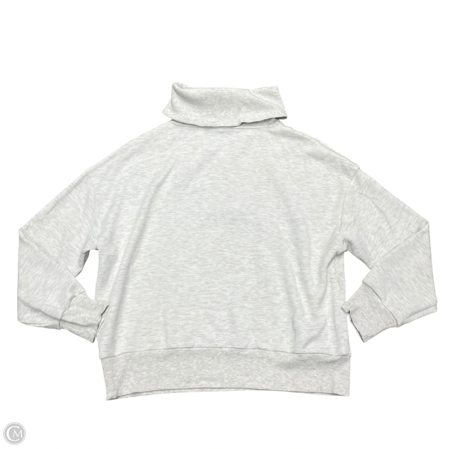 Athletic Sweatshirt Crewneck By Varley In Grey, Size: S