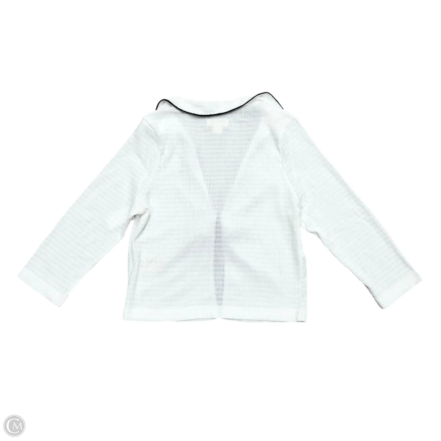 Top Long Sleeve By Maeve In White, Size: S