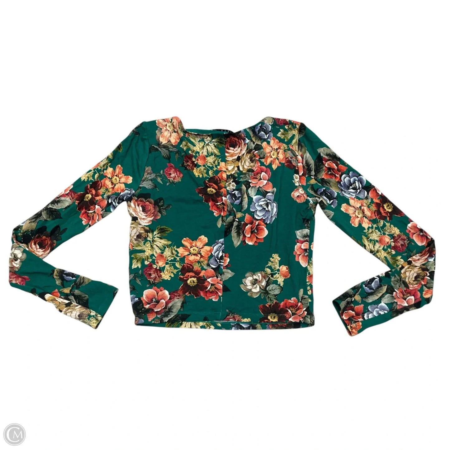 Top 3/4 Sleeve Designer By Alice + Olivia In Green & Red, Size: Xs