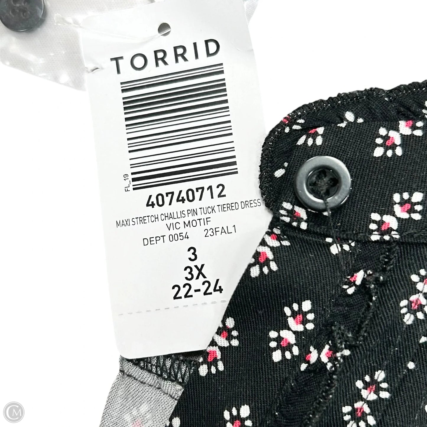 Dress Casual Maxi By Torrid In Black & White, Size: 3x