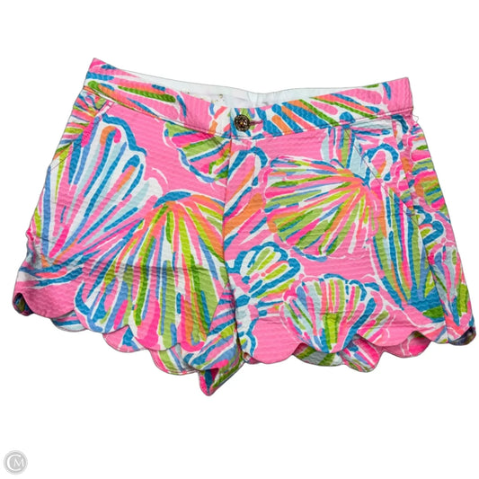 Shorts Designer By Lilly Pulitzer In Green & Pink, Size: 0