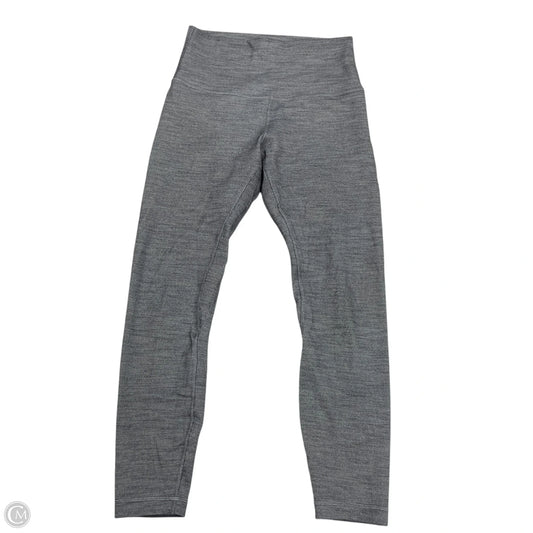 Athletic Leggings By Lululemon In Grey, Size: S