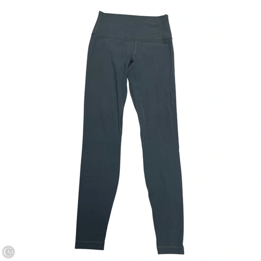 Athletic Leggings By Lululemon In Grey, Size: S