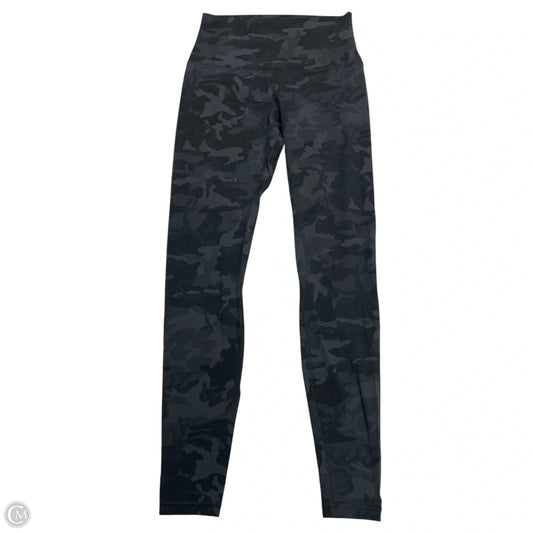 Athletic Leggings By Lululemon In Camouflage Print, Size: S