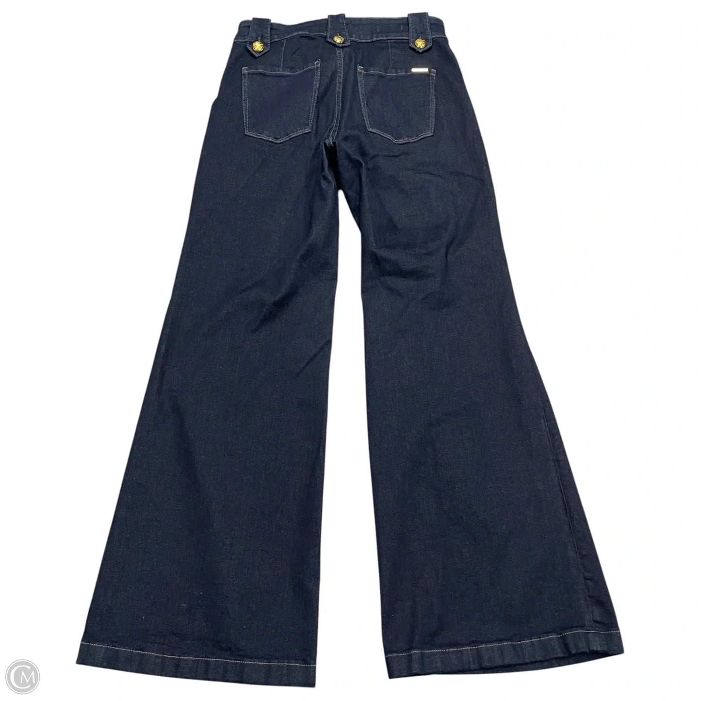 Jeans Wide Leg By White House Black Market In Blue Denim, Size: 10