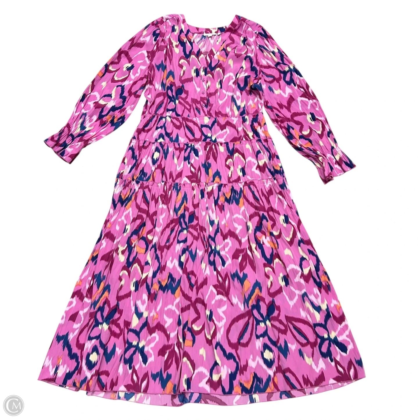 Dress Party Long By Chicos In Purple, Size: Xl