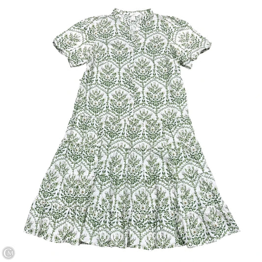 Dress Party Long By H&m In Green & White, Size: Xxl