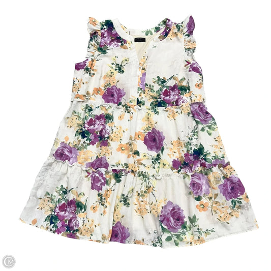 Dress Party Midi By Lane Bryant In Floral Print, Size: Xl