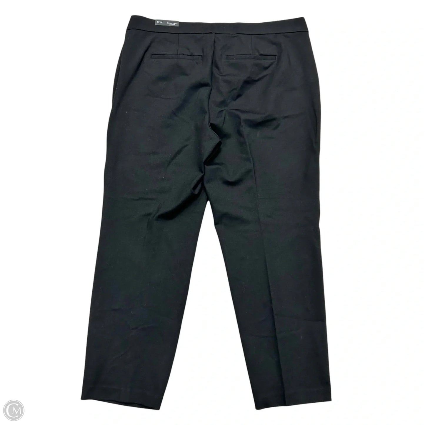 Pants Dress By Liverpool In Black, Size: 16