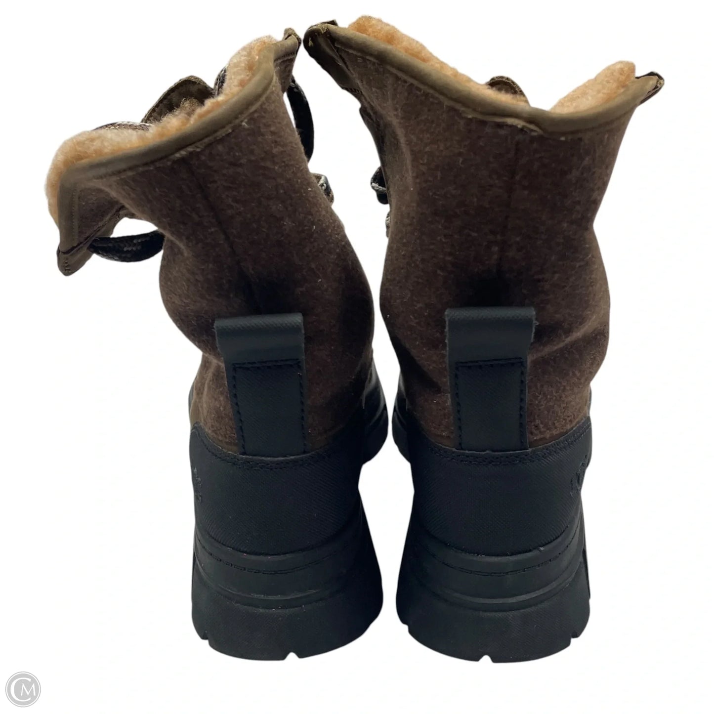 Boots Designer By Ugg In Brown, Size: 8.5