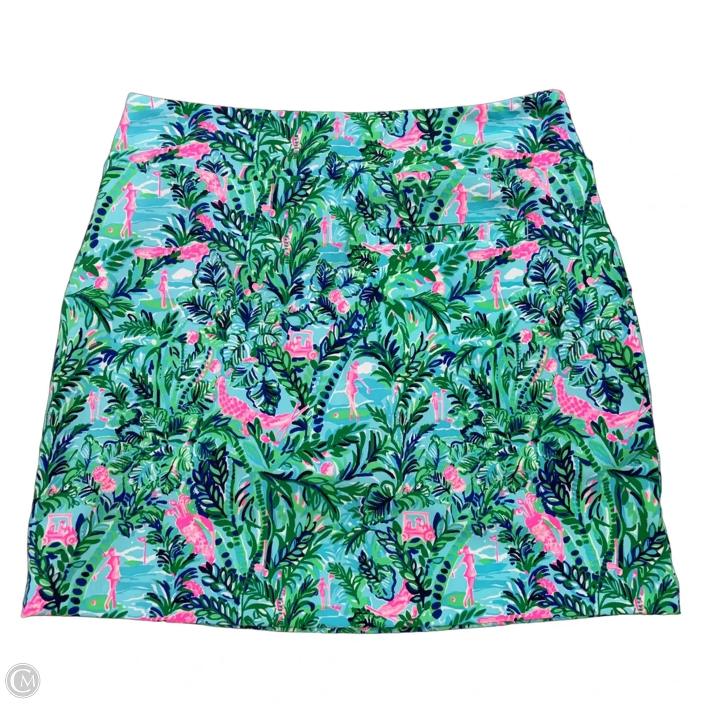 Skort Designer By Lilly Pulitzer In Blue & Green, Size: 6