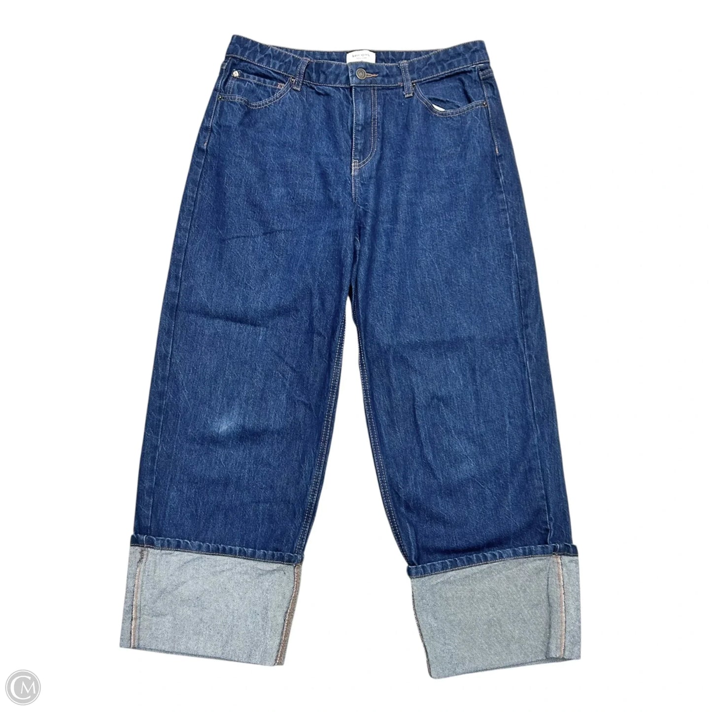 Jeans Wide Leg By Target x Kate Spade In Blue Denim, Size: 10