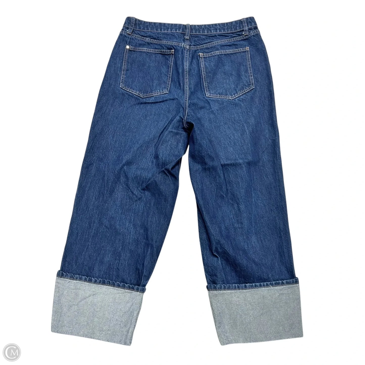 Jeans Wide Leg By Target x Kate Spade In Blue Denim, Size: 10