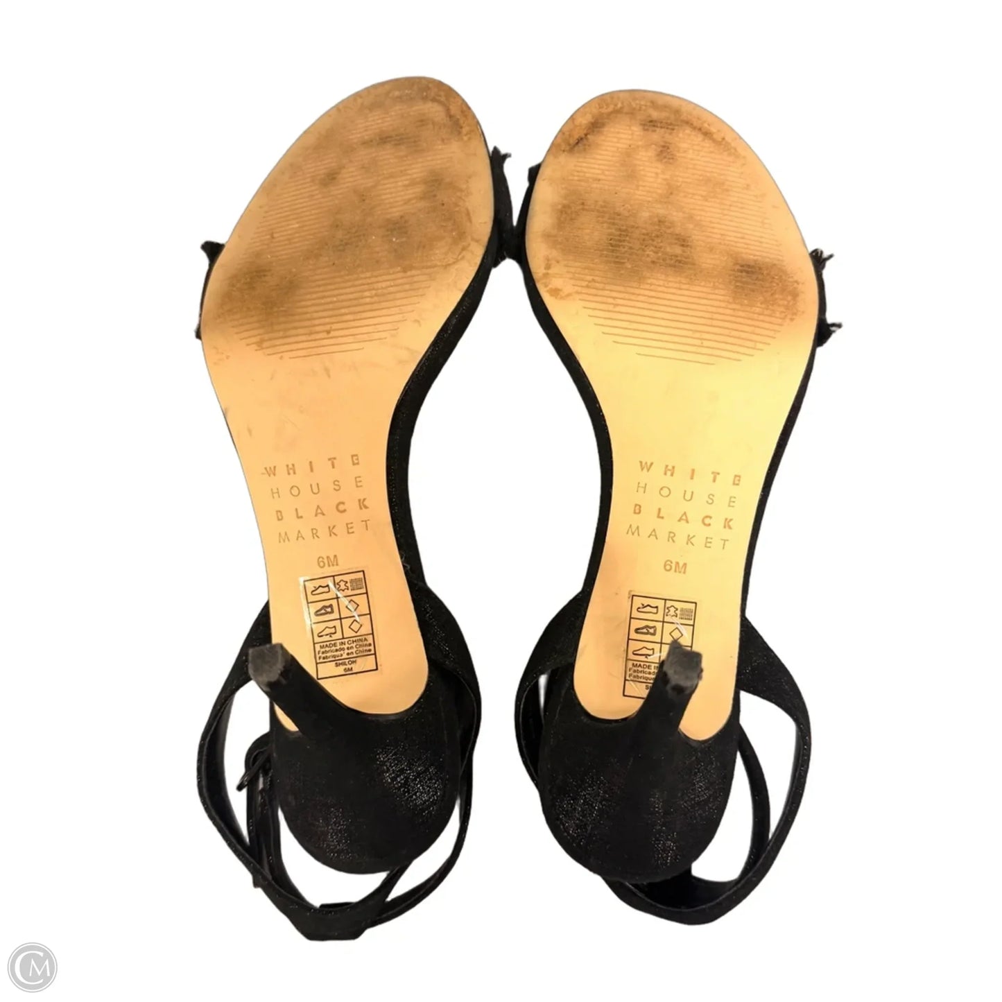 Sandals Heels Kitten By White House Black Market In Black, Size: 6