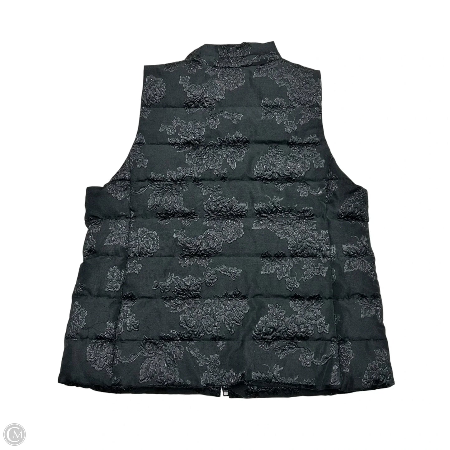 Vest Puffer & Quilted By Chicos In Black, Size: L