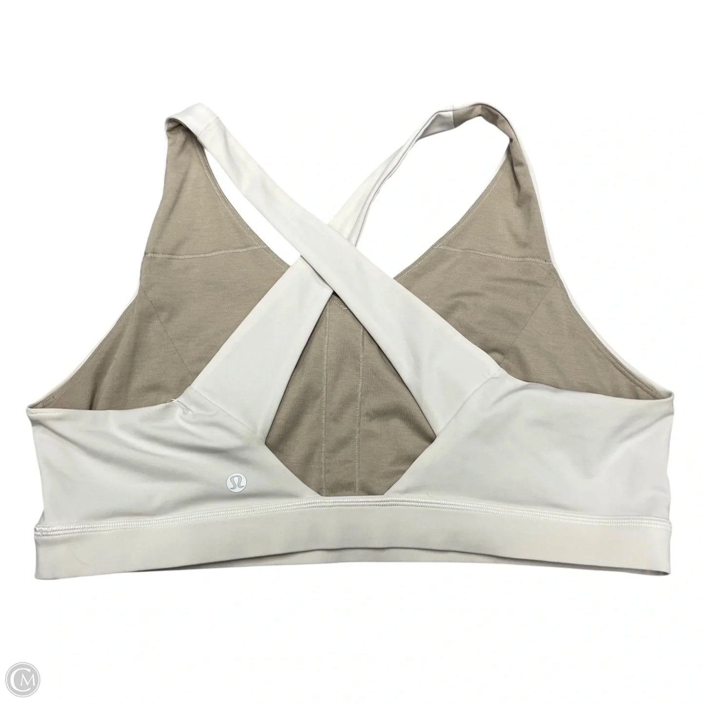 Athletic Bra By Lululemon In Ivory, Size: L