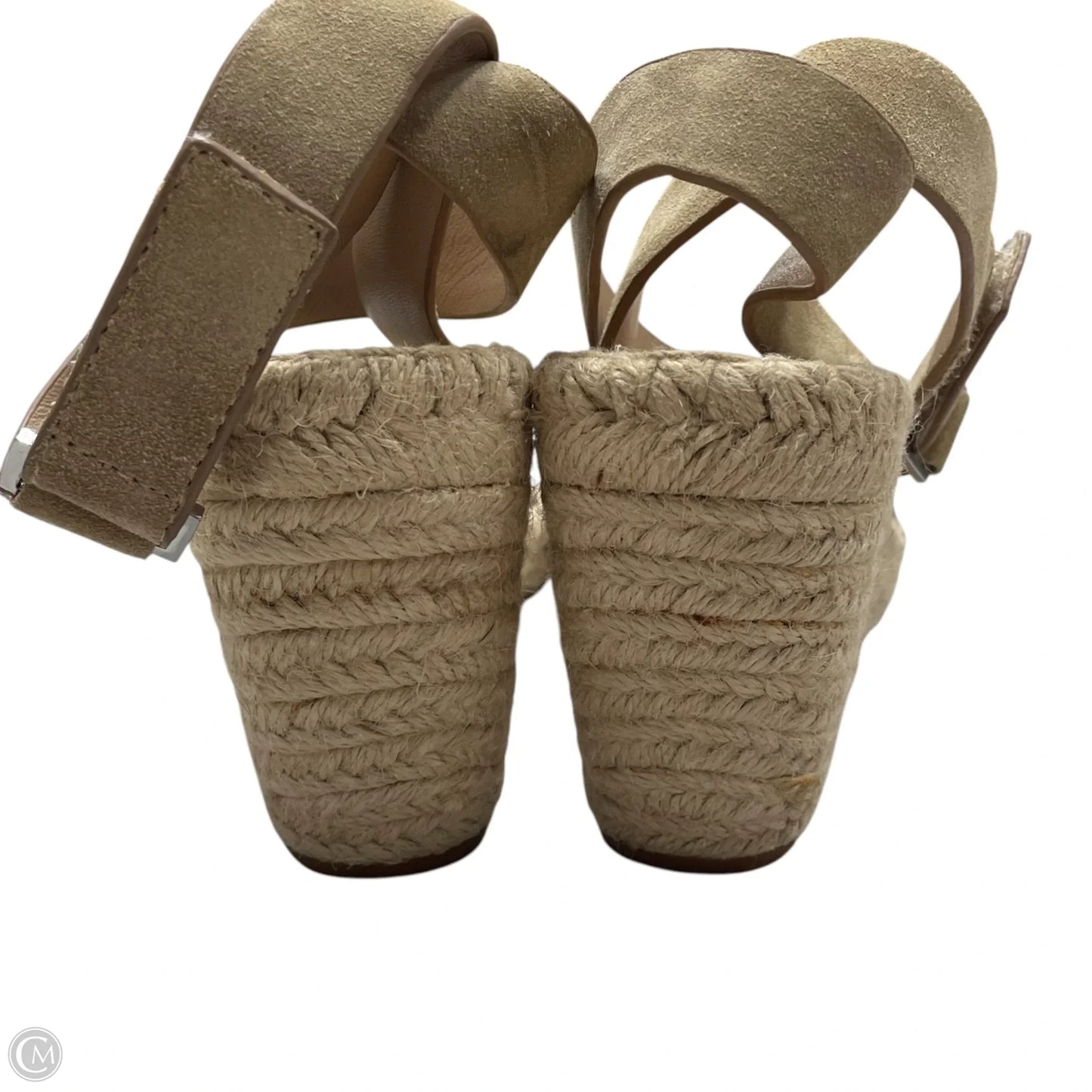 Sandals Designer By Tory Burch In Cream, Size: 9