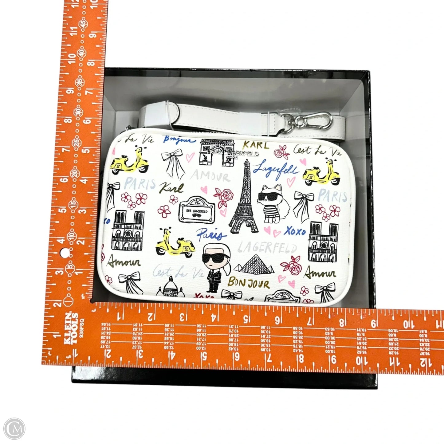 Crossbody Designer By Karl Lagerfeld, Size: Small