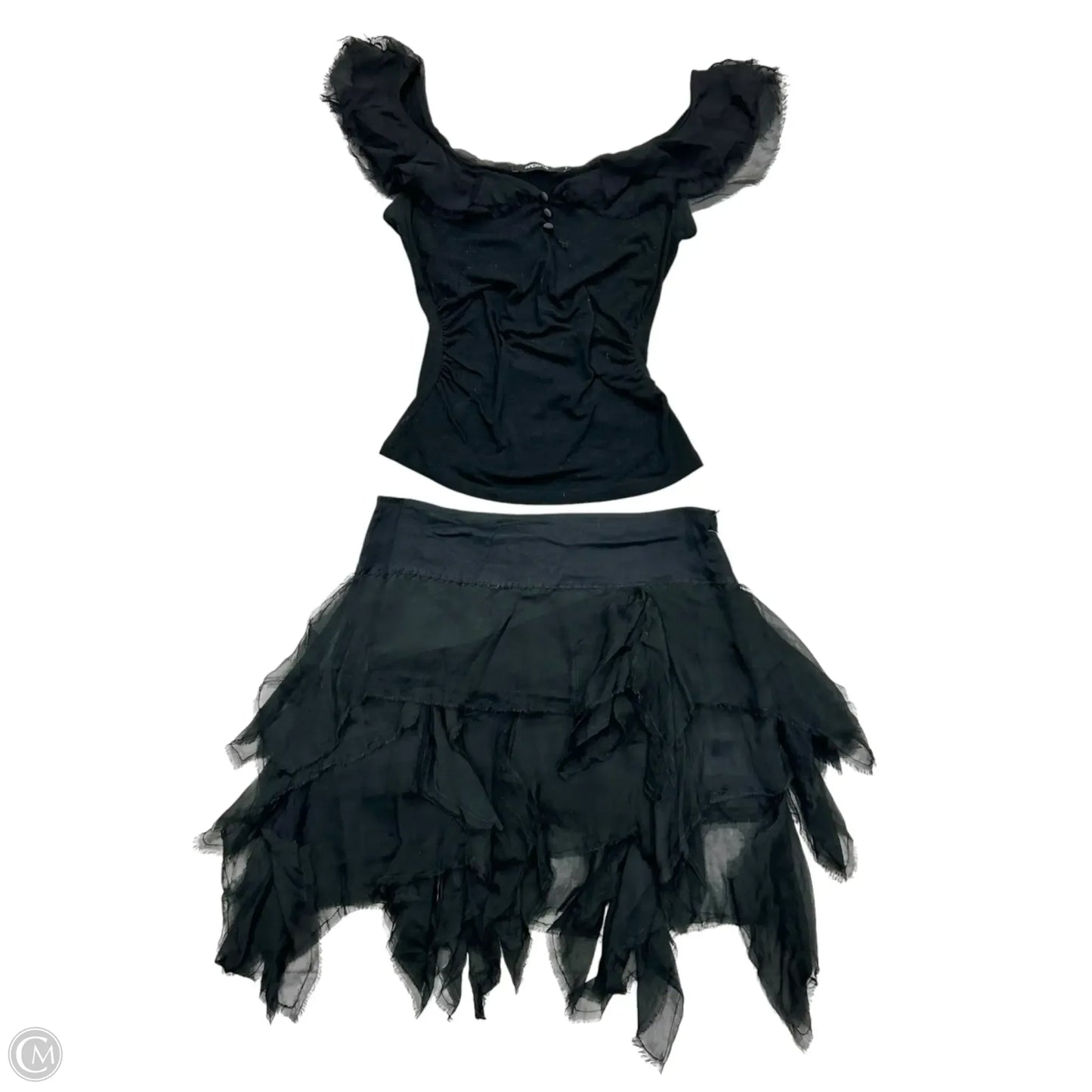 Skirt Set 2pc By Arden B In Black, Size: S