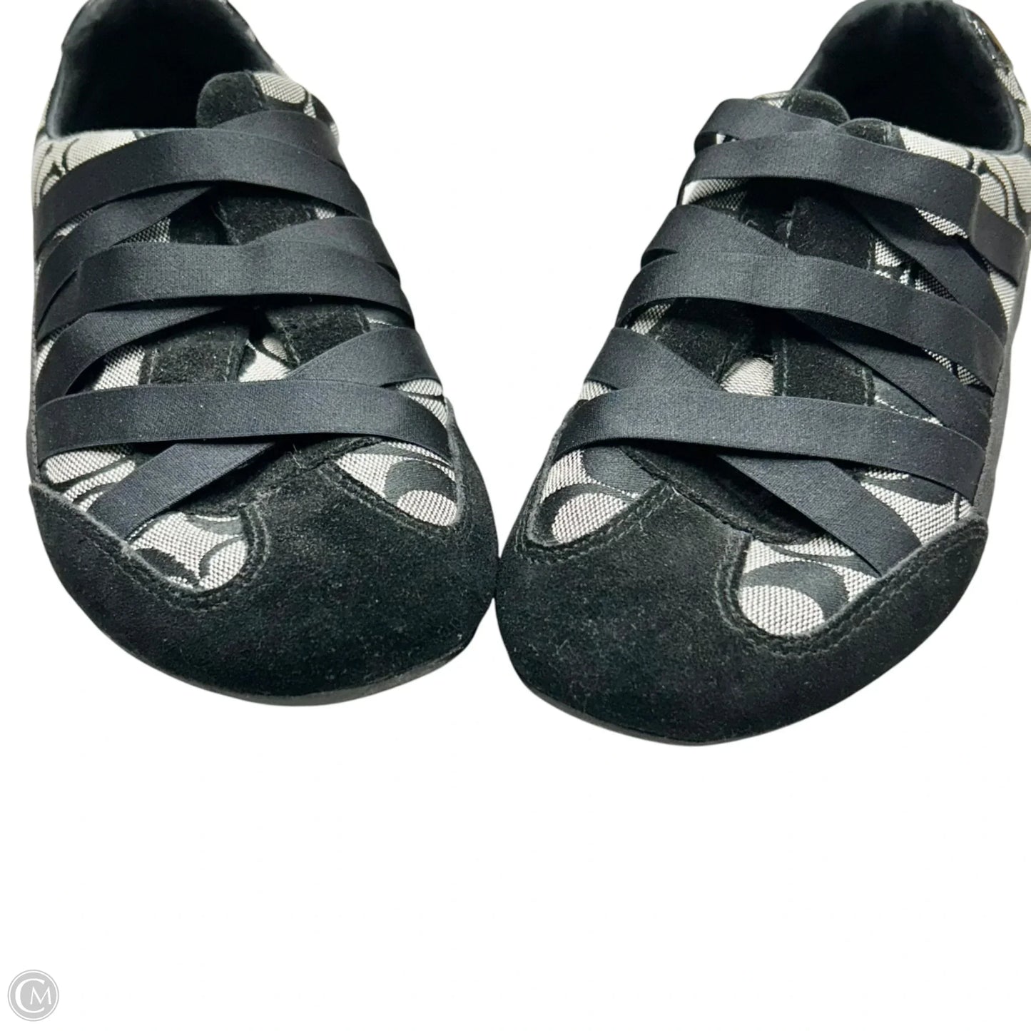 Shoes Designer By Coach In Black & Grey, Size: 9.5