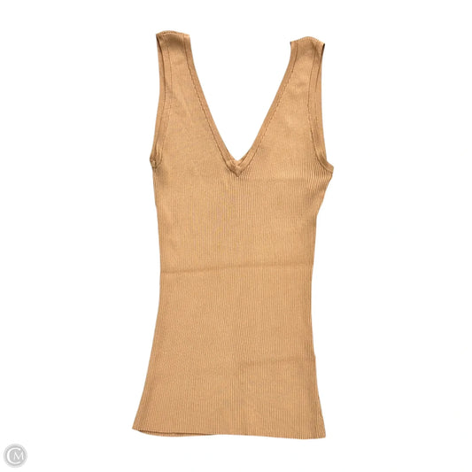 Top Sleeveless By Zimmermann In Tan, Size: S