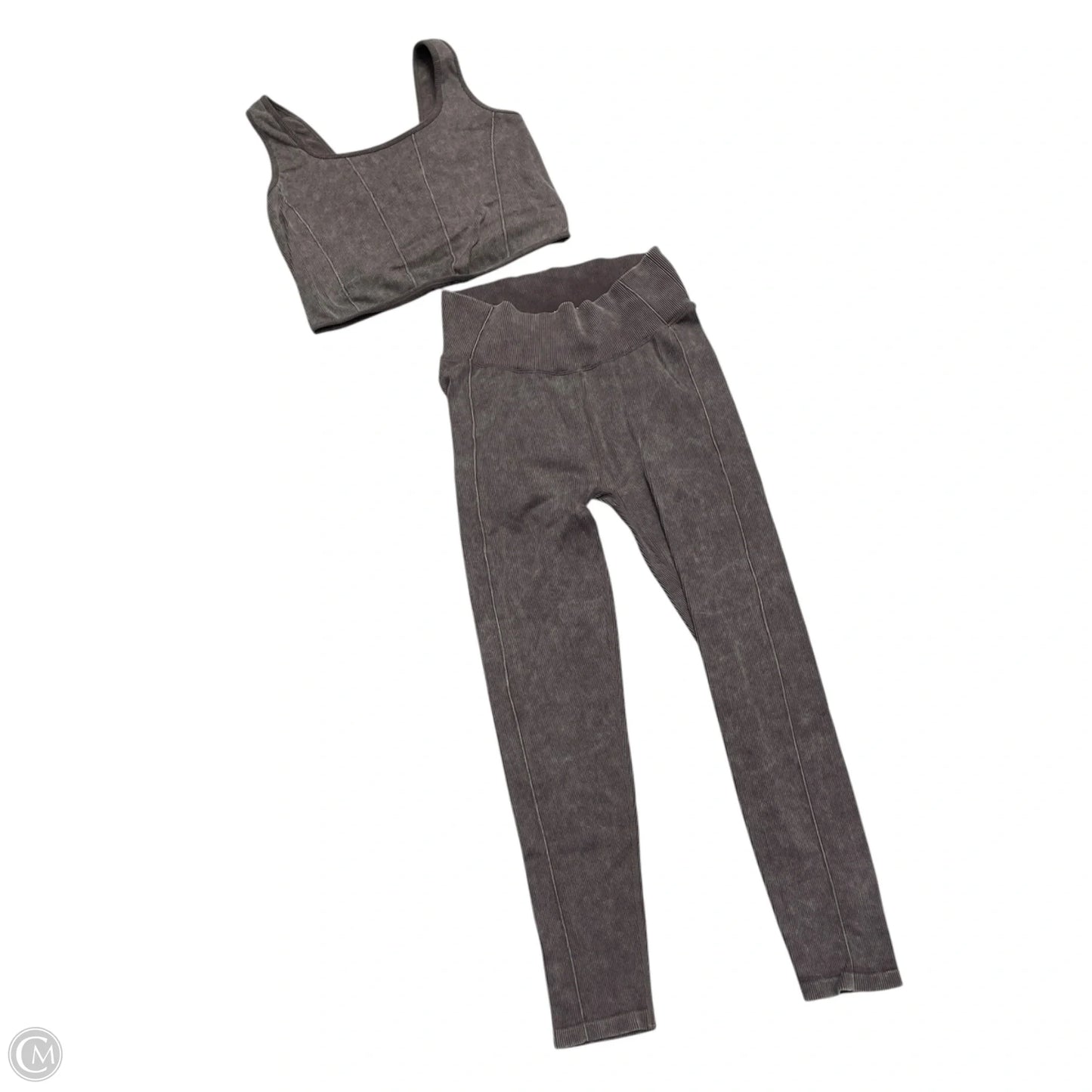 Athletic Pants 2pc By Harmony Balance In Brown, Size: L