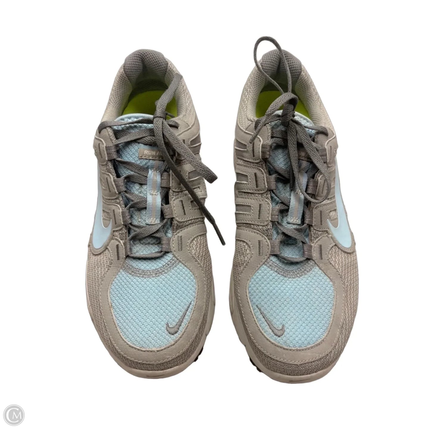 Shoes Athletic By Nike In Blue & Grey, Size: 8