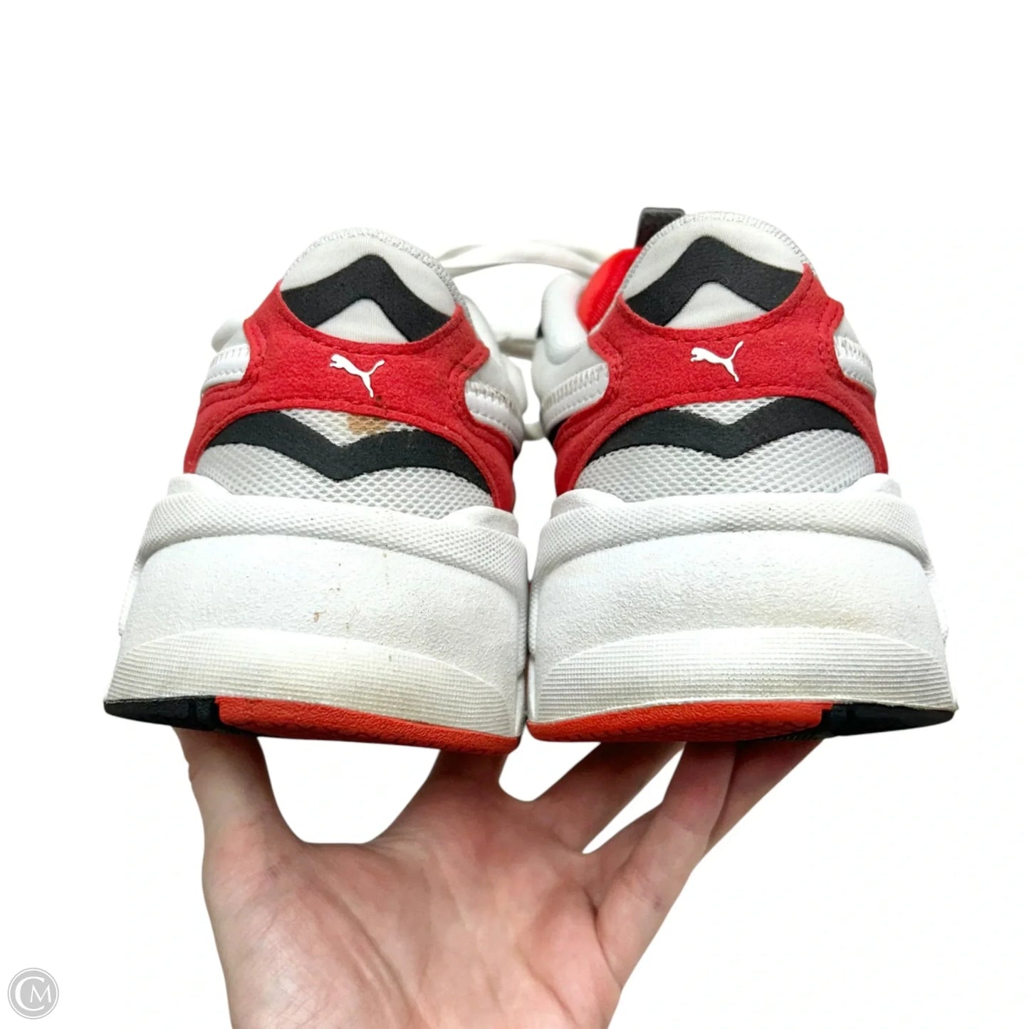 Shoes Athletic By Puma In Red & White, Size: 7.5