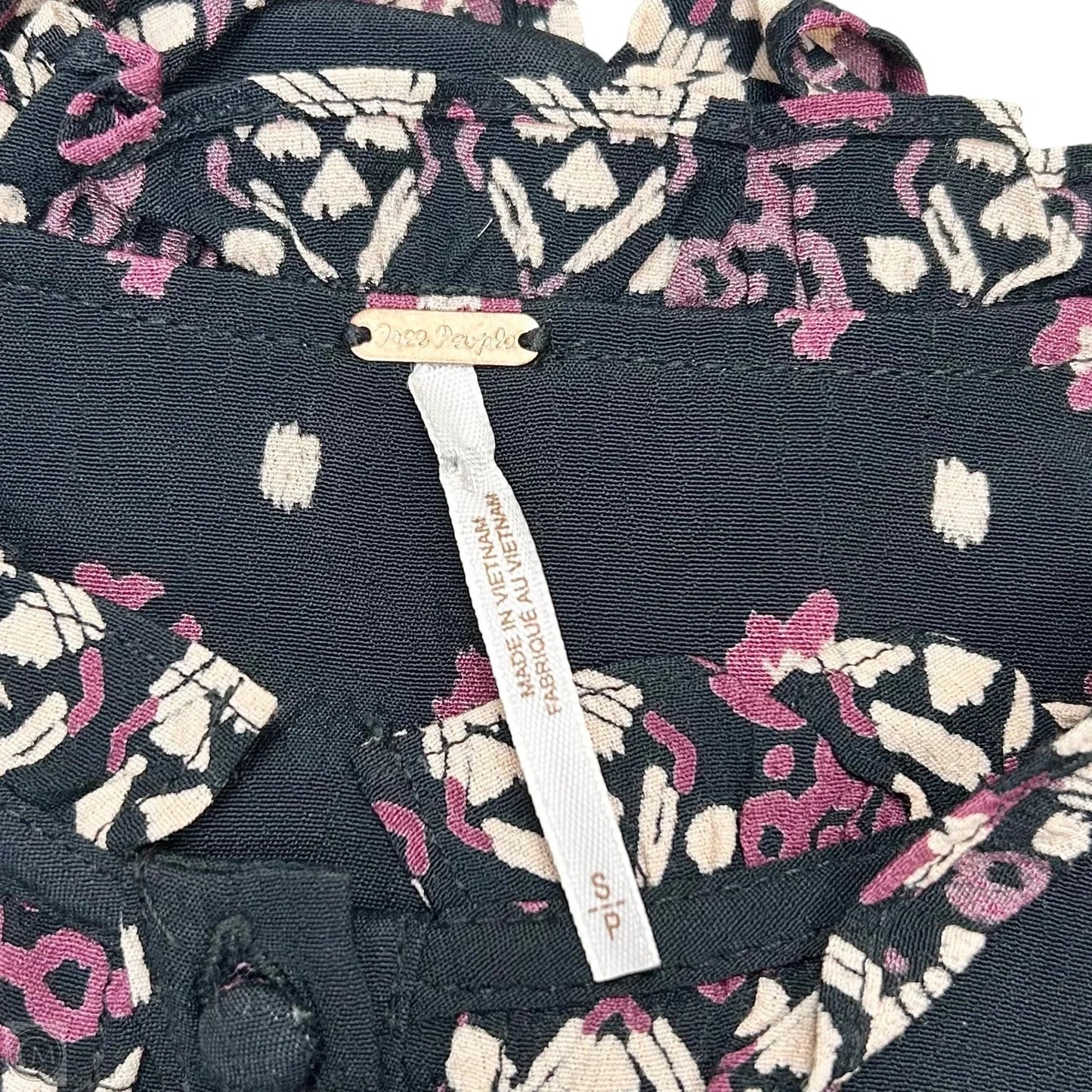Dress Casual Maxi By Free People In Black & Purple, Size: S