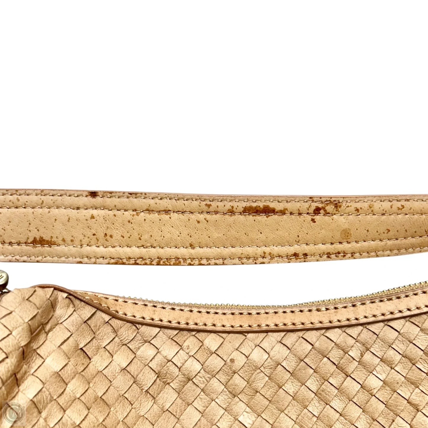 Handbag Leather By Liz Claiborne, Size: Medium