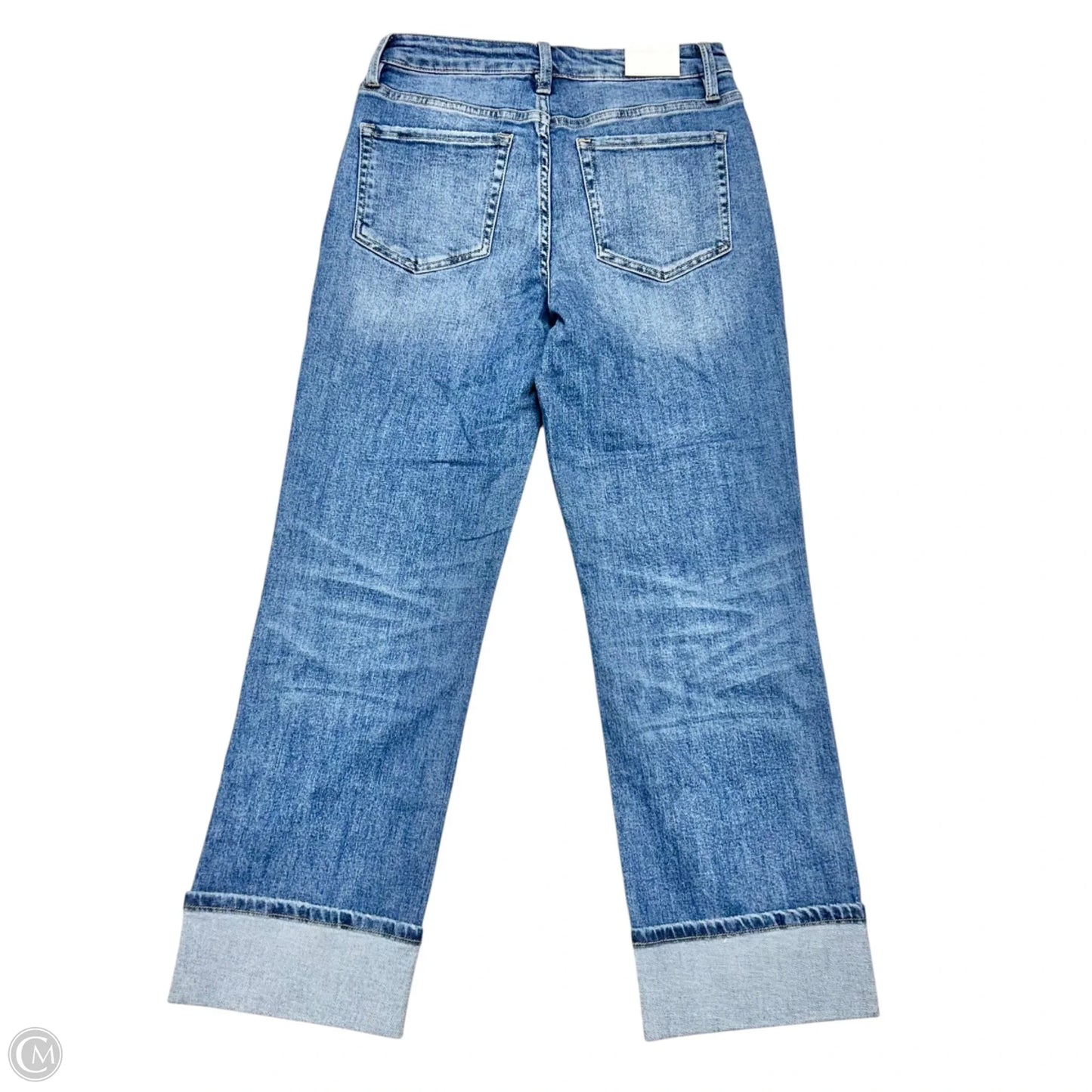 Jeans Straight By Vervet In Blue Denim, Size: 4