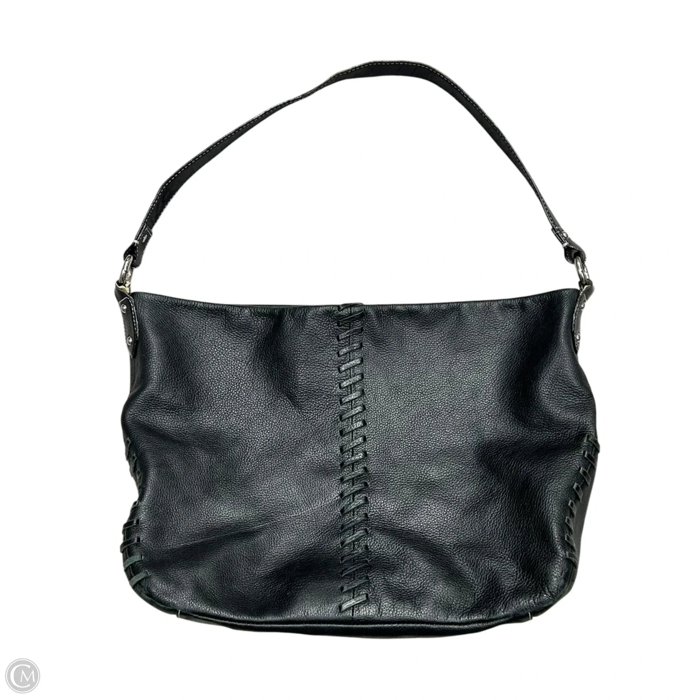 Handbag Leather By Clarks, Size: Medium