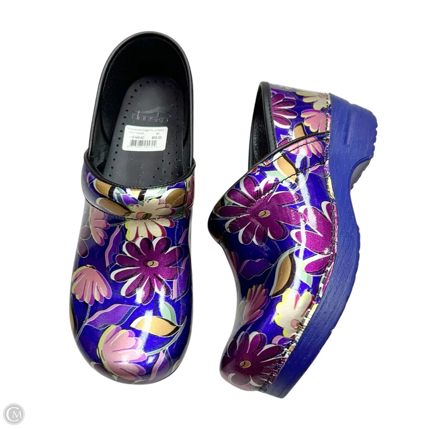 Shoes Heels Block By Dansko In Floral Print, Size: 10.5