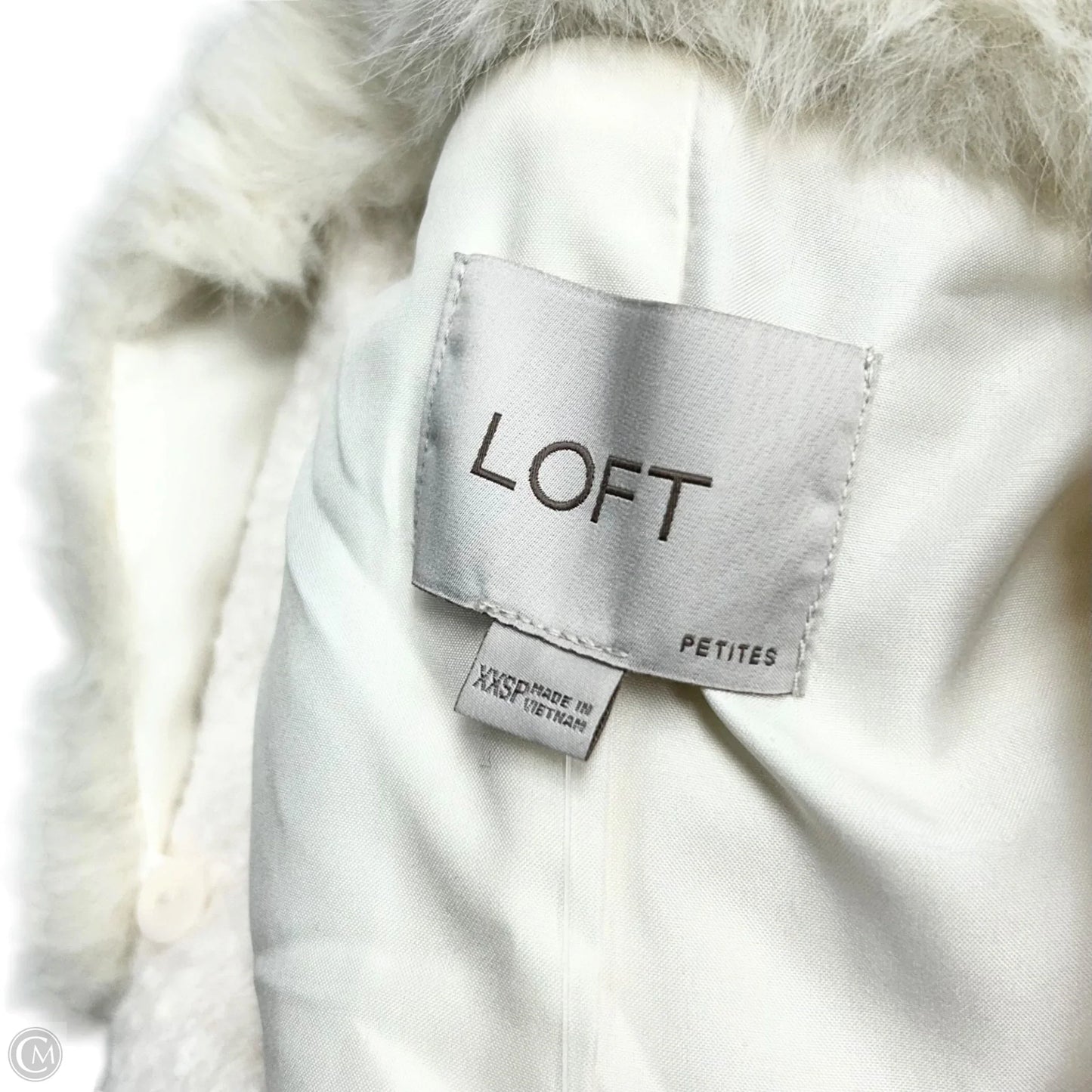 Jacket Other By Loft In Cream, Size: Xxsp