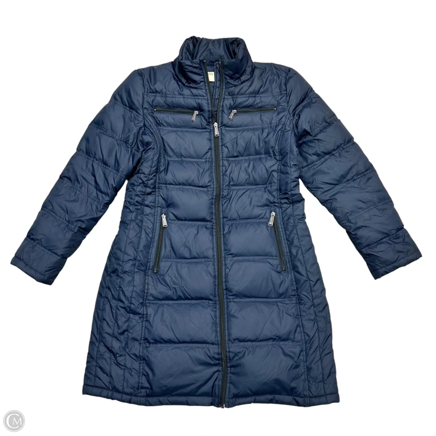 Coat Puffer & Quilted By Michael By Michael Kors In Navy, Size: L