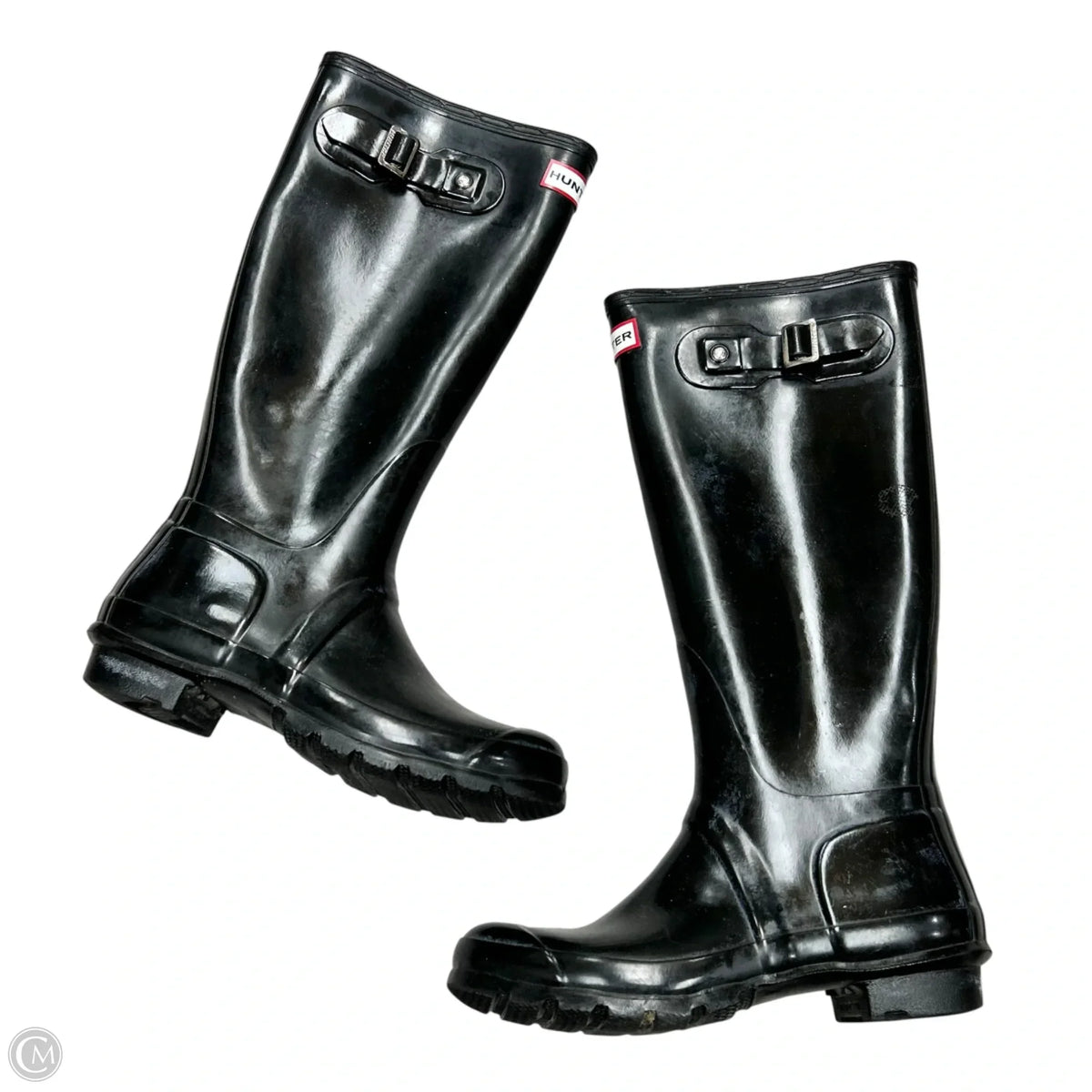 Boots Rain By Hunter In Black, Size: 7