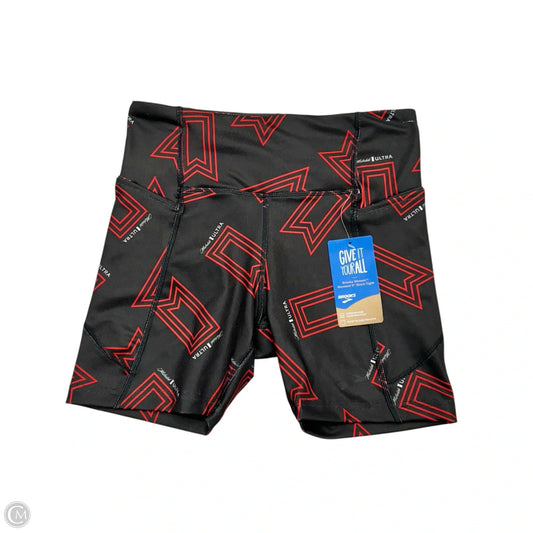 Athletic Shorts By Brooks In Black & Red, Size: S