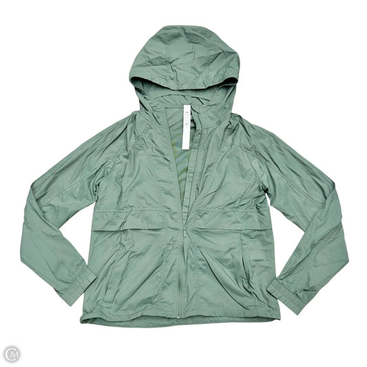 Athletic Jacket By Lululemon In Green, Size: S