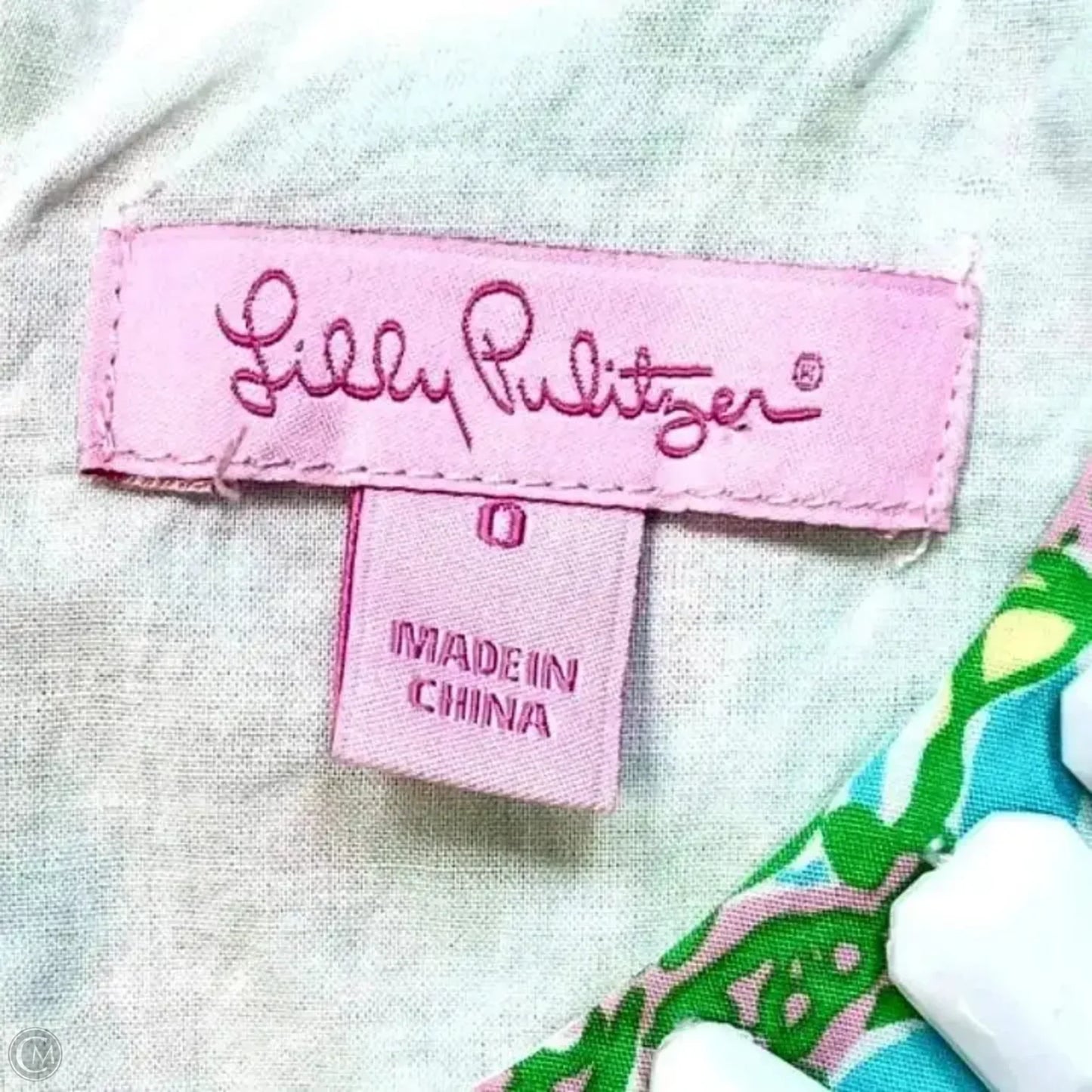 Dress Designer By Lilly Pulitzer In Green White, Size: Xs