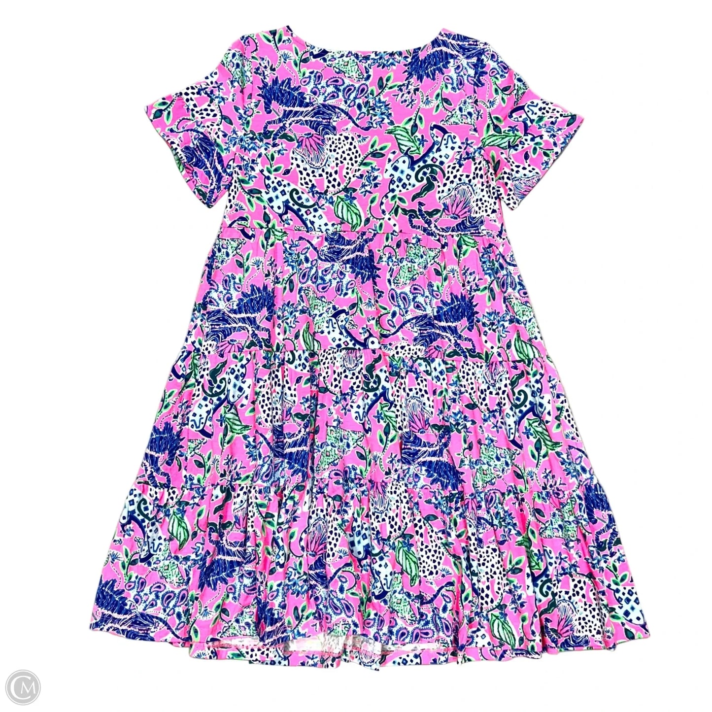 Dress Designer By Lilly Pulitzer In Pink Blue, Size: S