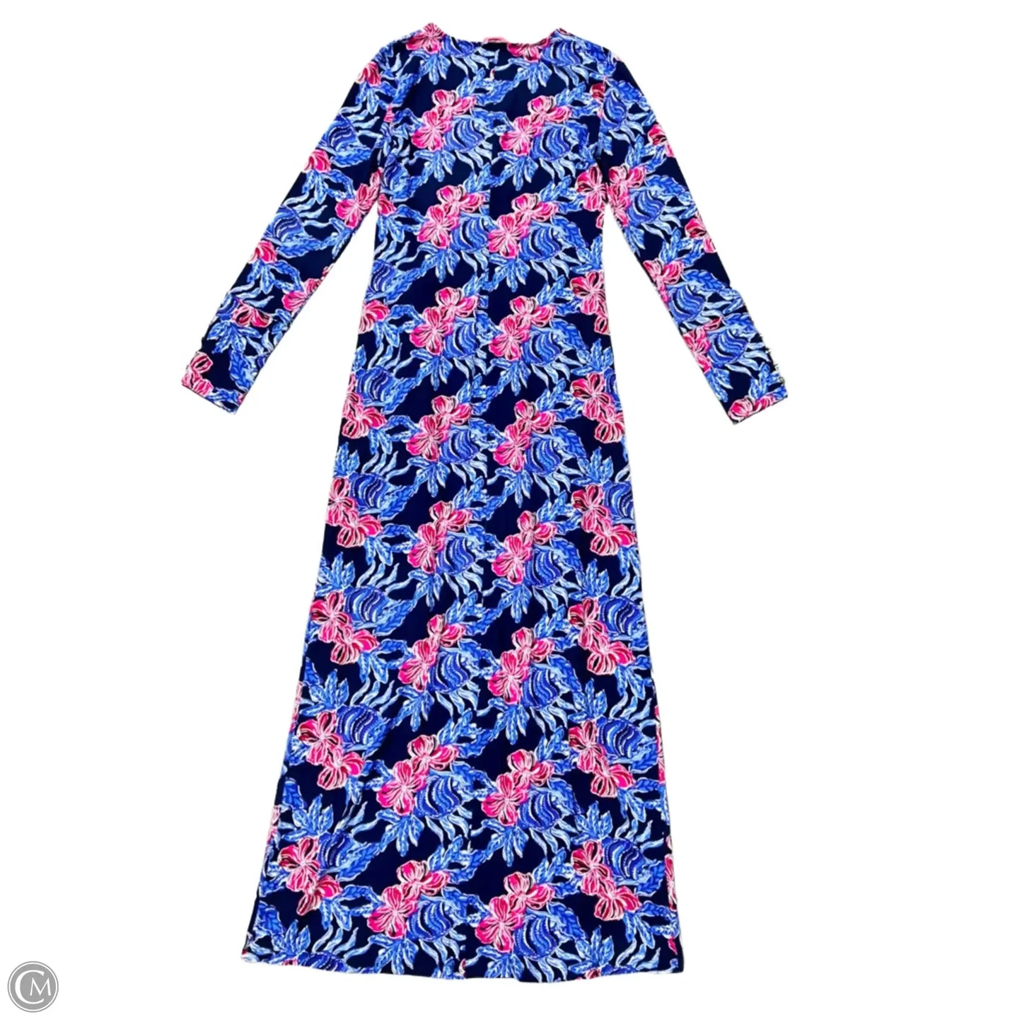 Dress Designer By Lilly Pulitzer In Blue & Pink, Size: Xs