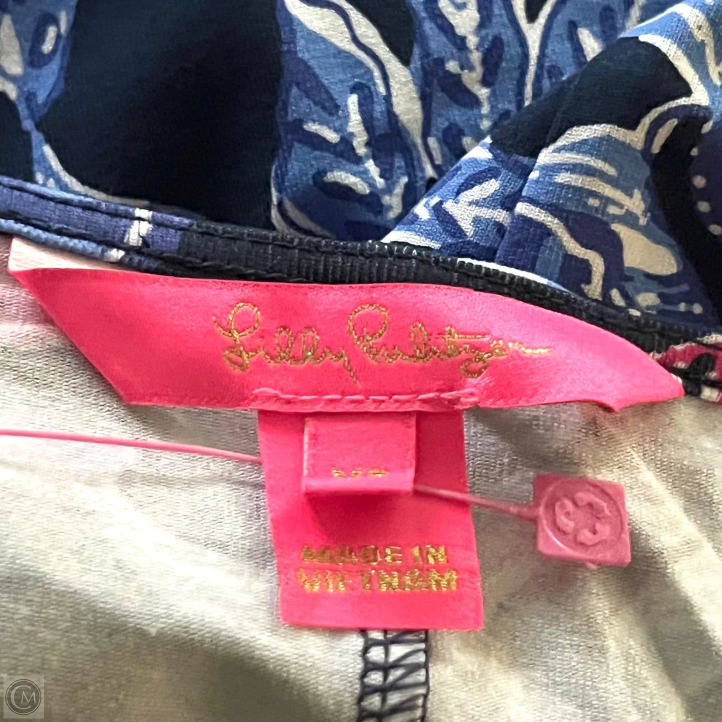 Dress Designer By Lilly Pulitzer In Blue & Pink, Size: Xs