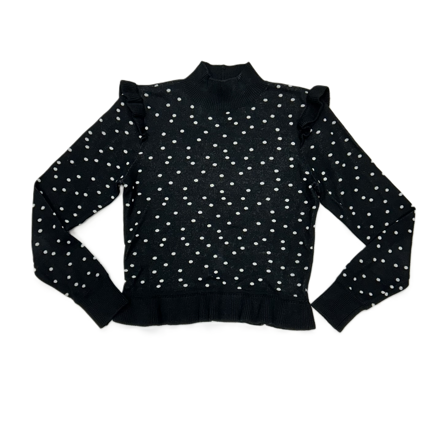 Sweater By Parker In Black & White, Size: S