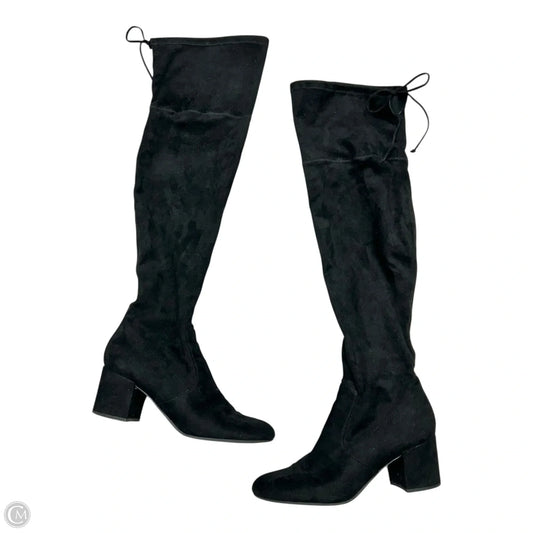 Boots Over-the-knee Heels By Unisa In Black, Size: 10
