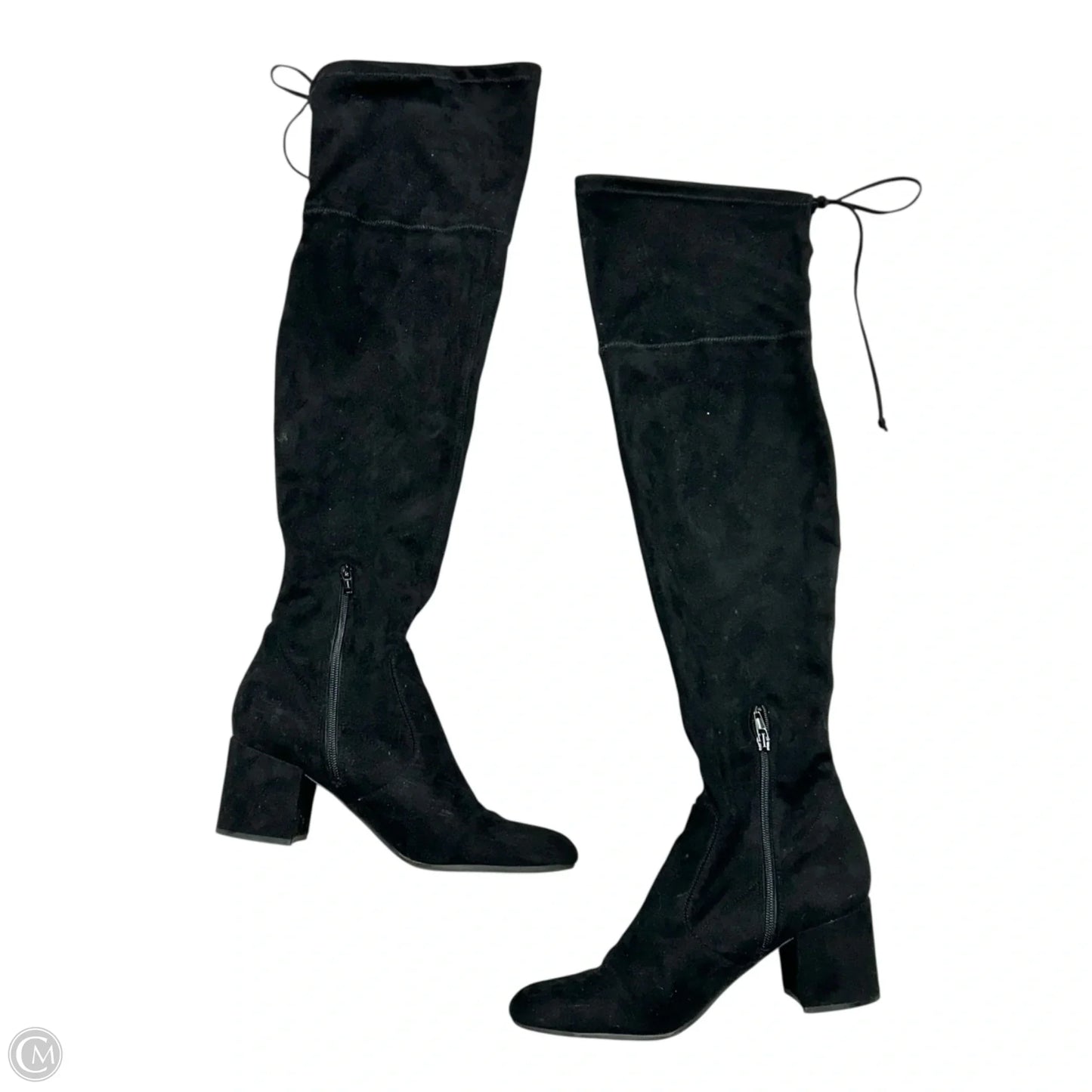 Boots Over-the-knee Heels By Unisa In Black, Size: 10