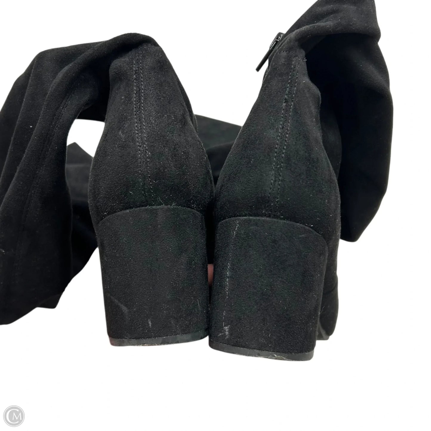 Boots Over-the-knee Heels By Unisa In Black, Size: 10